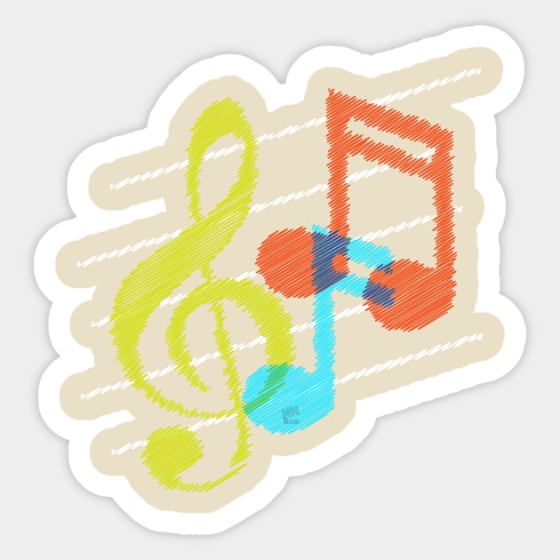 Scribbled Notes Sticker by NN Tease